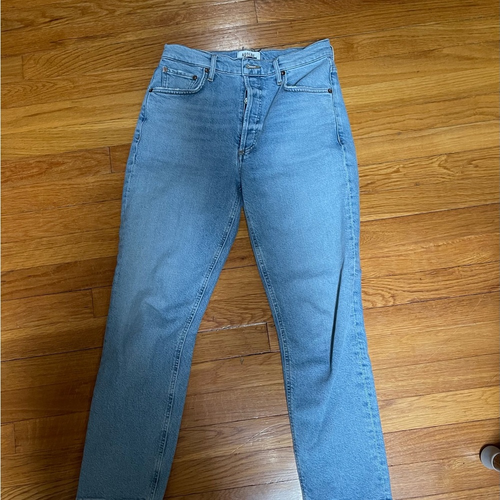 Agolde Women's Riley Crop Straight - Picture 6 of 9